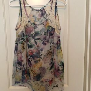 Floral tank top